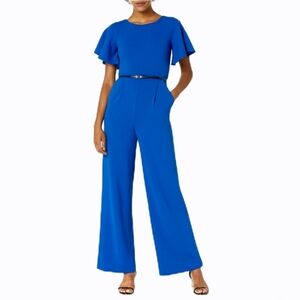 Calvin Klein Blue Pants Jumpsuit